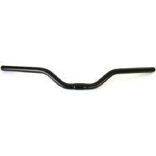 Steel Handlebar 25.4mm x 64cm x 60mm Rise - Black