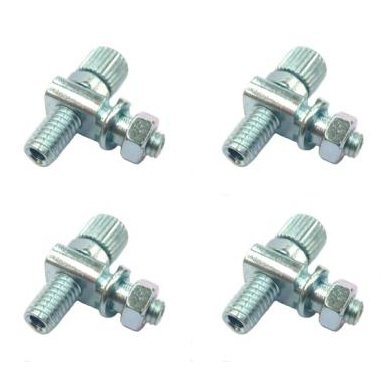 Steel M5 Brake Cable Adjusting Set - Bag of 4 Barrels