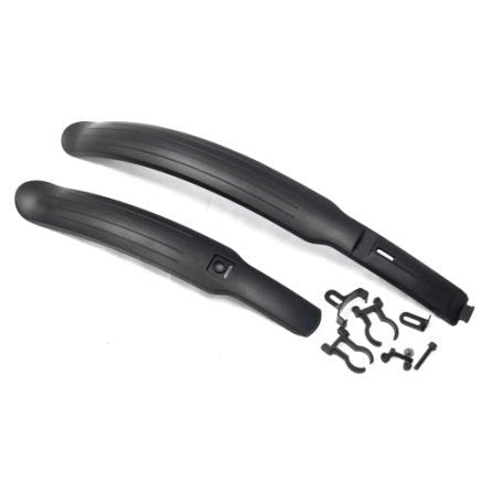 Sunnywheel Mudguard Set for 24-26 Bikes - Front & Rear, P.P, Clip-On Type