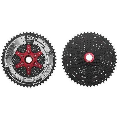 Sunrace 12-Speed Cassette 11-50T HG Driver Compatible Black Chrome