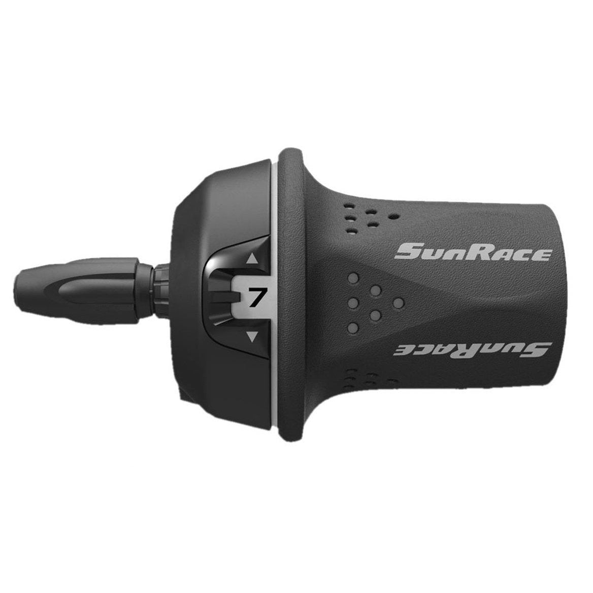 Sunrace 7-Speed Twist Shift for Right Side with Inner Wire - Gray