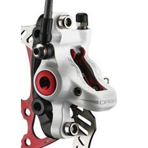 TEKTRO Dash Carbon White Caliper - Lightweight and Durable Braking Solution