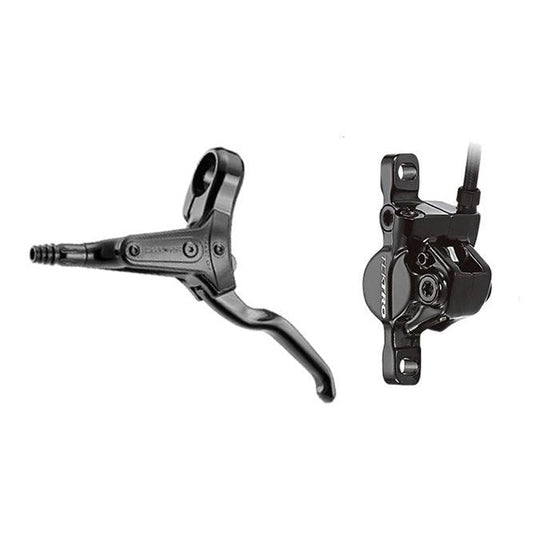 TEKTRO HD-M285R Rear Hydraulic Disc Brake Kit - Alloy Caliper & Lever, Pre-Bled Hose, Black, Post Mount