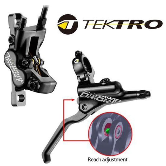 TEKTRO HD-M745F Front Hydraulic Disc Brake Kit - 4 Piston Alloy Caliper & Lever