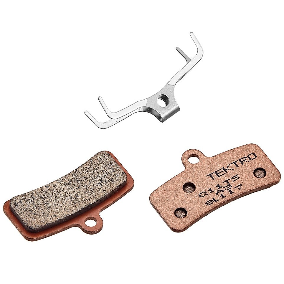 TEKTRO Q11TS Disc Brake Pads - 4 Piston Caliper, Sintered, Ti Color