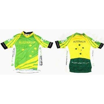 TOURIST Australia Women-s Jersey Short Sleeve Full Zip Generous Cut Size 16