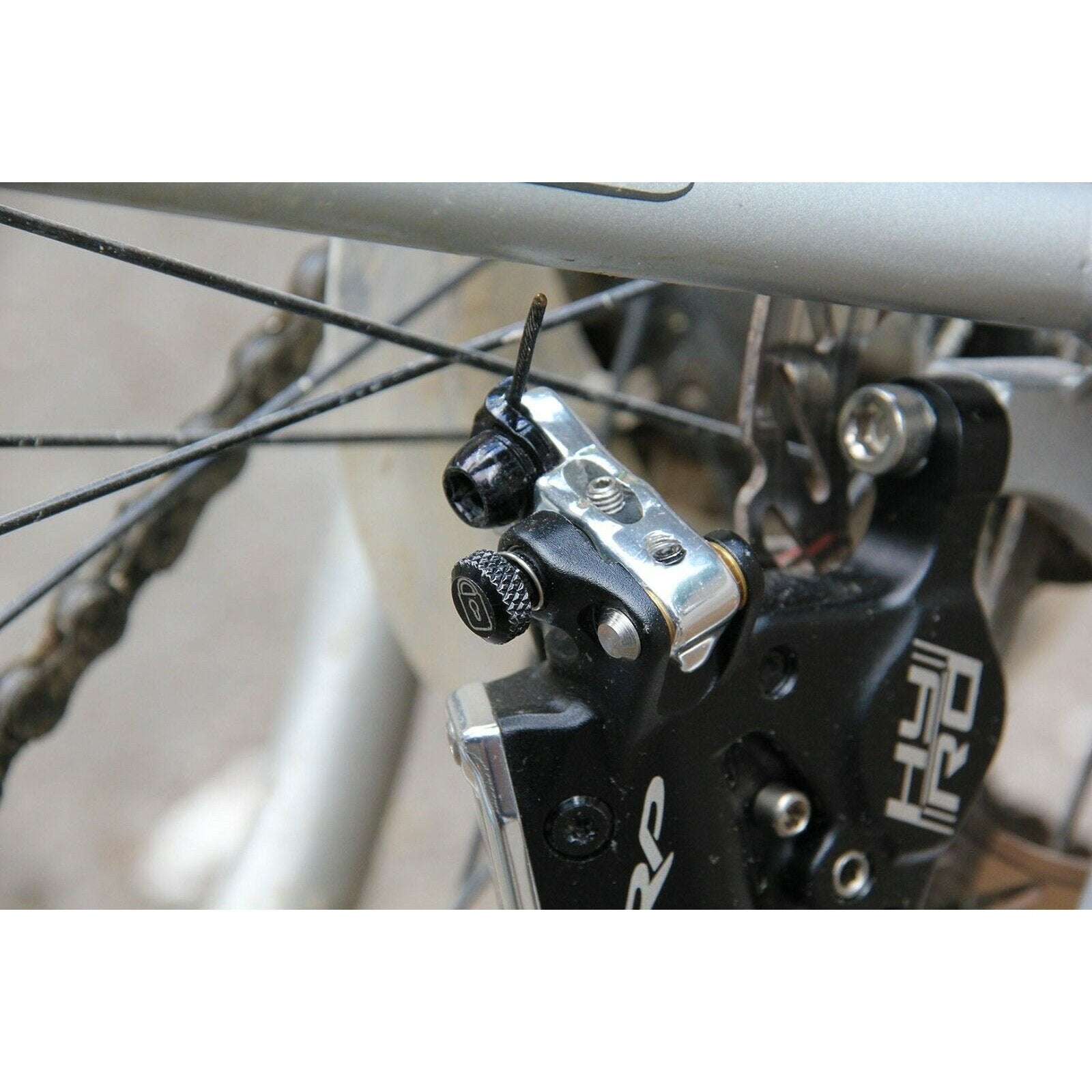 TRP HY-RD Flat Mount Cable Actuated HYDRAULIC Disc Brake Calliper Black 140/160
