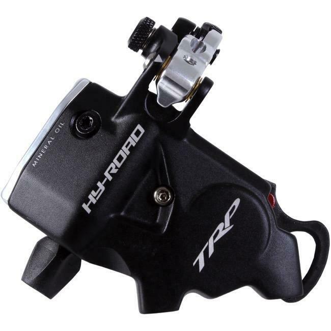 TRP HY-RD Flat Mount Cable Actuated HYDRAULIC Disc Brake Calliper Black 140/160