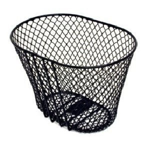 TsaiYarn Children-s Bike Front Mesh Basket - 25.4mm Bracket & Fittings, Black