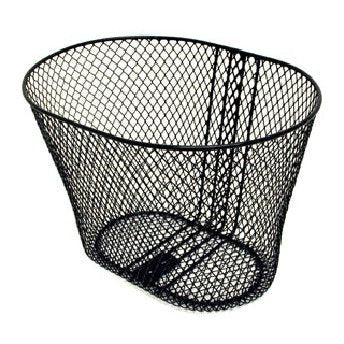 TsaiYarn Mesh Front Basket with Fittings Bracket & Stay - Black