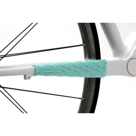 Two Wheel Cool Bianchi Oversize Chain Stay Protector - CELESTE