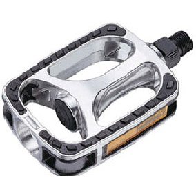 VP Alloy City/Comfort Pedals - SILVER/BLACK - 9/16"