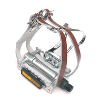 VP Alloy Retro Pedals - SILVER Finish