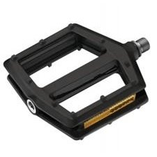 VP BMX Pedals One Piece Sealed Bearings Nylon Body Cr-mo Axle Black