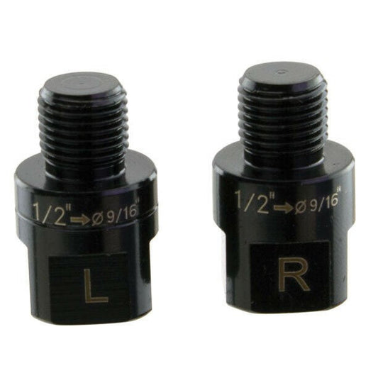 VP Cr-Moly Pedal Thread Adaptors - Converts 9/16" to 1/2" - Set of 2