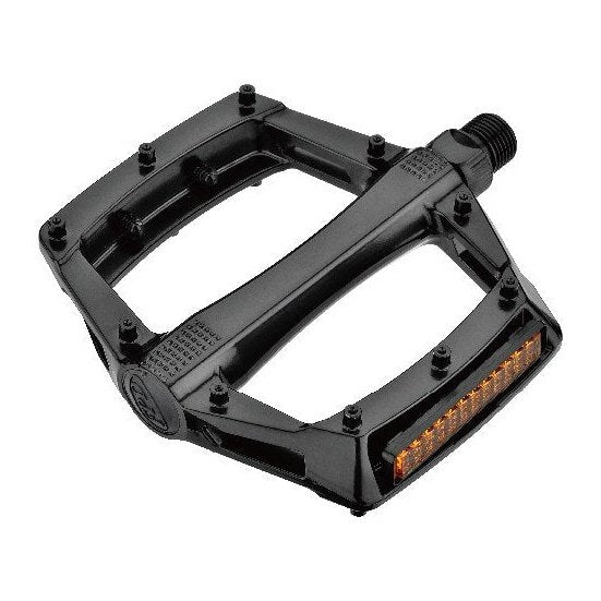 VP FPD BMX Pedals - Large Platform, One Piece Alloy Body, 9/16", Black