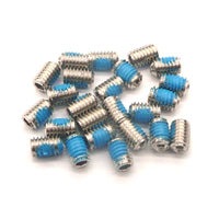 VP Pedal Pins Grub Screws 4x6mm with Loctite 24 Pack