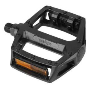 VP Wellgo BMX Pedals - Large Platform, One Piece Alloy Body, 9/16", Black