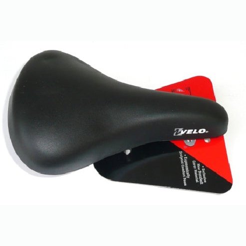 Velo BMX Saddle - Black Vinyl for 16-20" Bikes