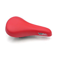 Velo BMX Saddle RED 16-20 Vinyl - Lightweight & Durable