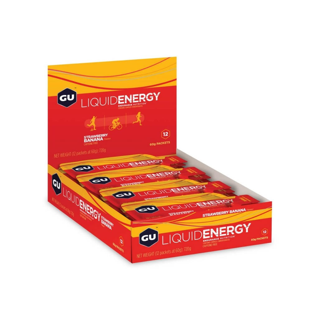 GU Energy Gel Strawberry Banana Box of 12