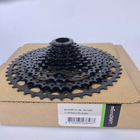 microSHIFT AdventX CS-G104 10 Speed Cassette - 11-48T