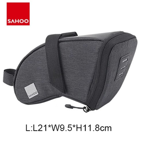 Sahoo Bike Saddle Bag - Lightweight Waterproof Cycling Storage LARGE