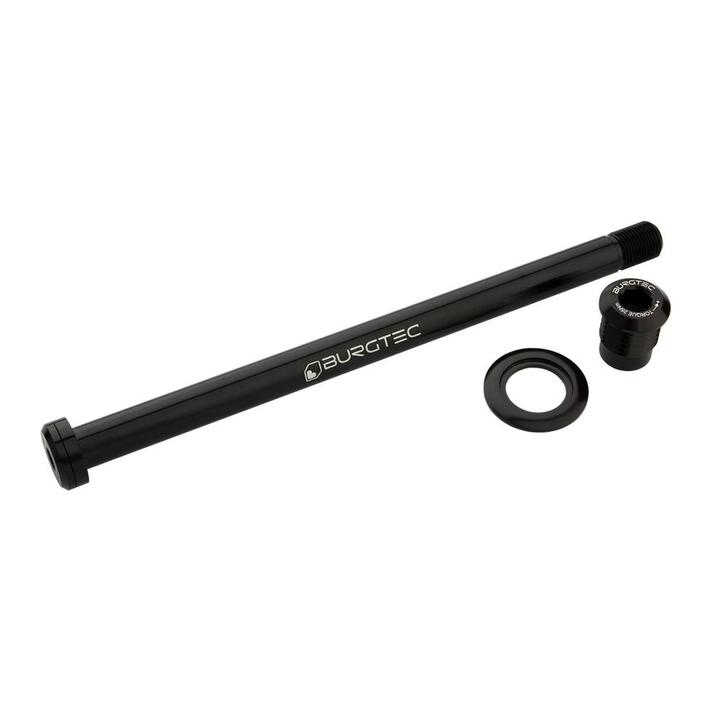 Burgtec Trek Rear Axle 12x184.5mm M12x1.0 Black Wheel Part