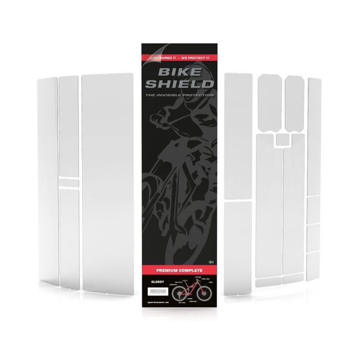 Bikeshield Premium Glossy Bike Protection Kit Wrap