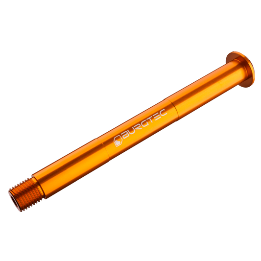 Burgtec Fox Boost Fork Axle 15x110mm Iron Bro Orange