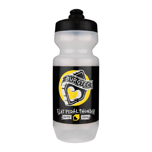Burgtec Guzzle Water Bottle Flat Pedal Thunder 750ml