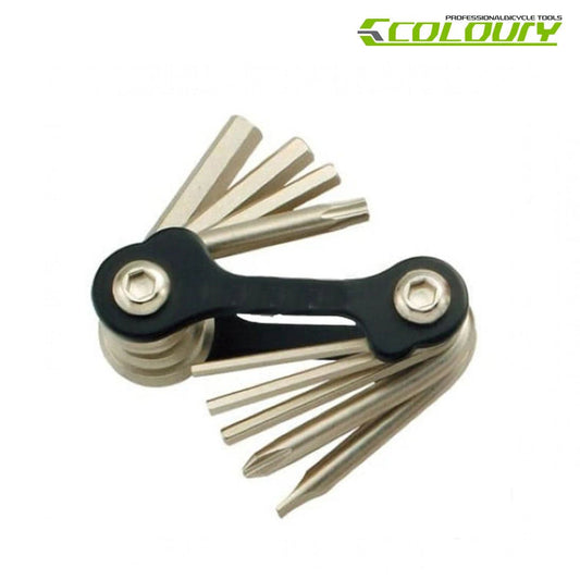 Coloury 9-In-1 Multi-Tool Set For Diy And Home Repairs