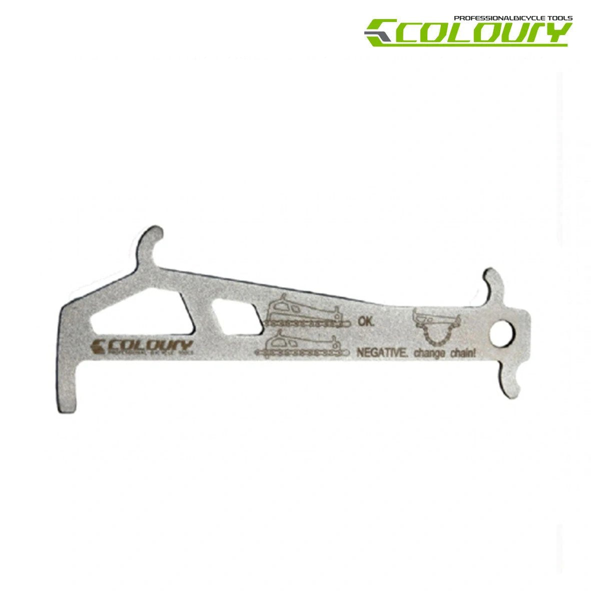Coloury Chain Wear Checker Tool - Bike Chain Wear Indicator