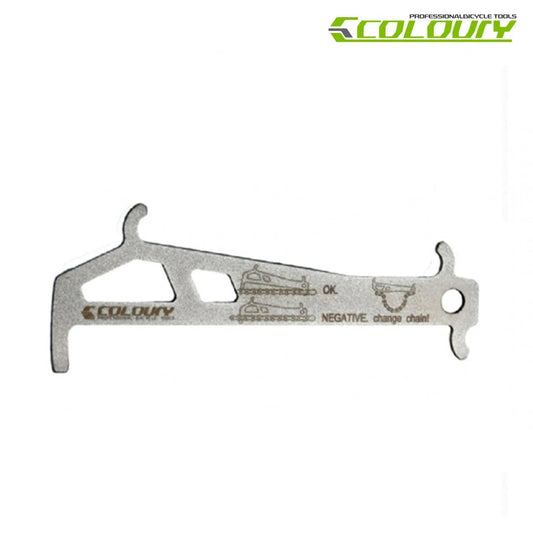 Coloury Chain Wear Checker Tool - Bike Chain Wear Indicator