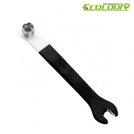 Coloury Pedal Spanner Tool Set - Bike Repair Wrench Kit
