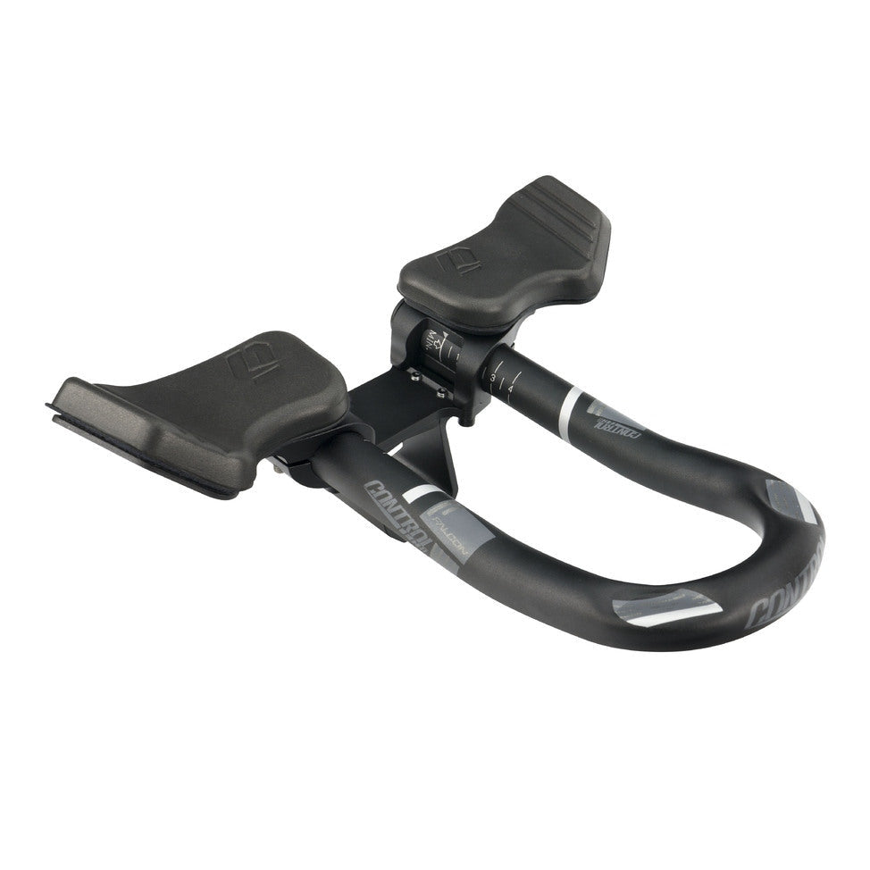 Controltech Falcon Tri Aero Bar U-Bend 31.8mm Stem Mount Black/Grey