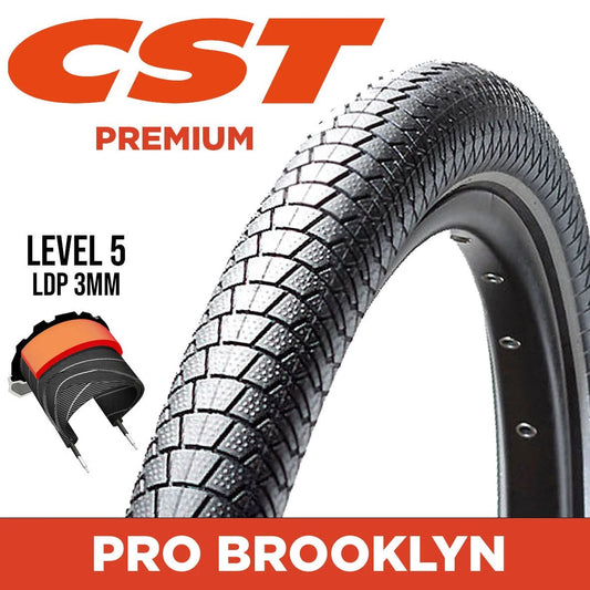Cst 27.5 X 2.0 Pro Brookl Tyres - Puncture Resistant For Mountain Bikes