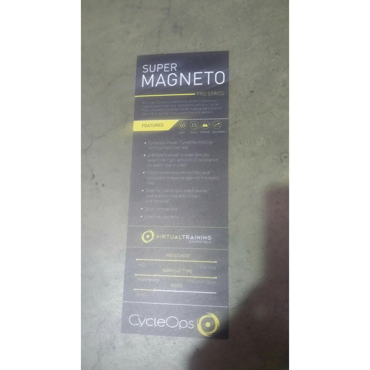 Cycleops POP board Supermagneto 4x11.5