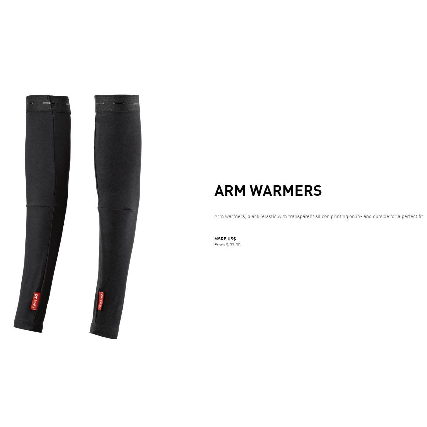 Dt Swiss Armwarmers Black Large