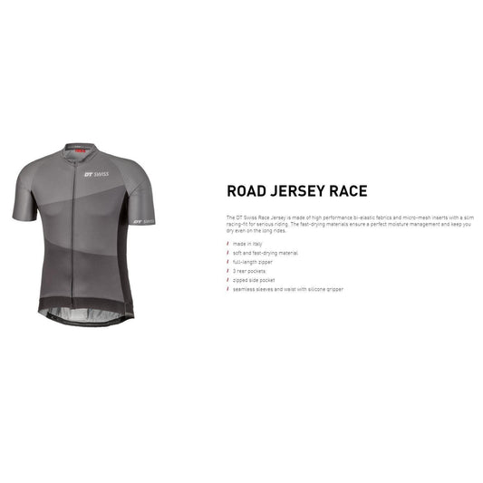 Dt Swiss Jersey RoadRev Grey Large