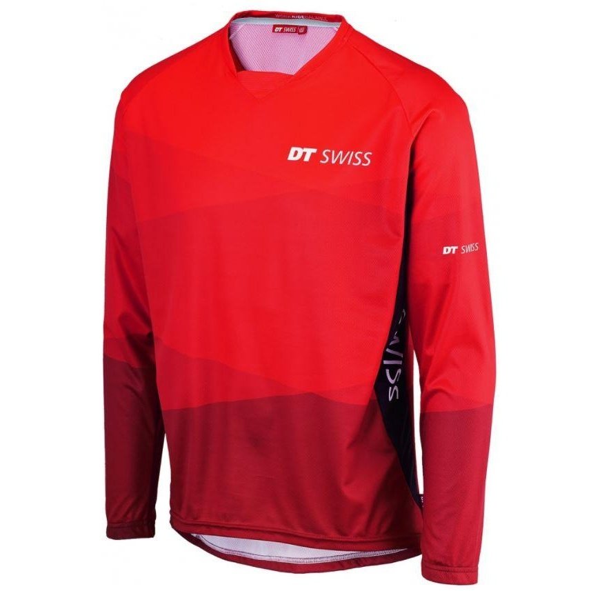 Dt Swiss MTB Jersey Longsleeve RedXLarge