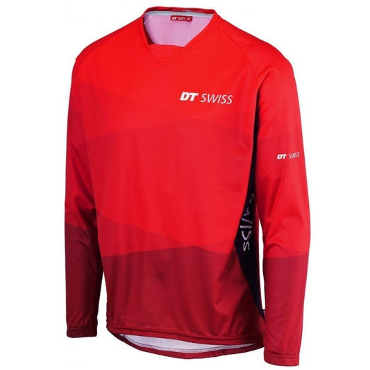 Dt Swiss MTB Jersey Longsleeve RedXLarge