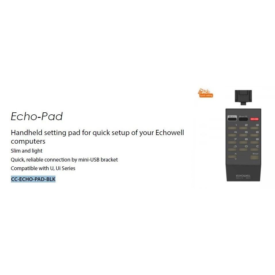 Echowell CONFIGURATION PAD