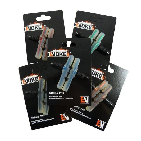 Evoke BMX Brake Pad Blue Glow In The Dark