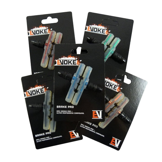 Evoke BMX Brake Pad Orange Glow In The Dark