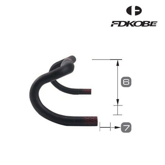 Fd Kobe 380Mm Dropbars For Road Bikes