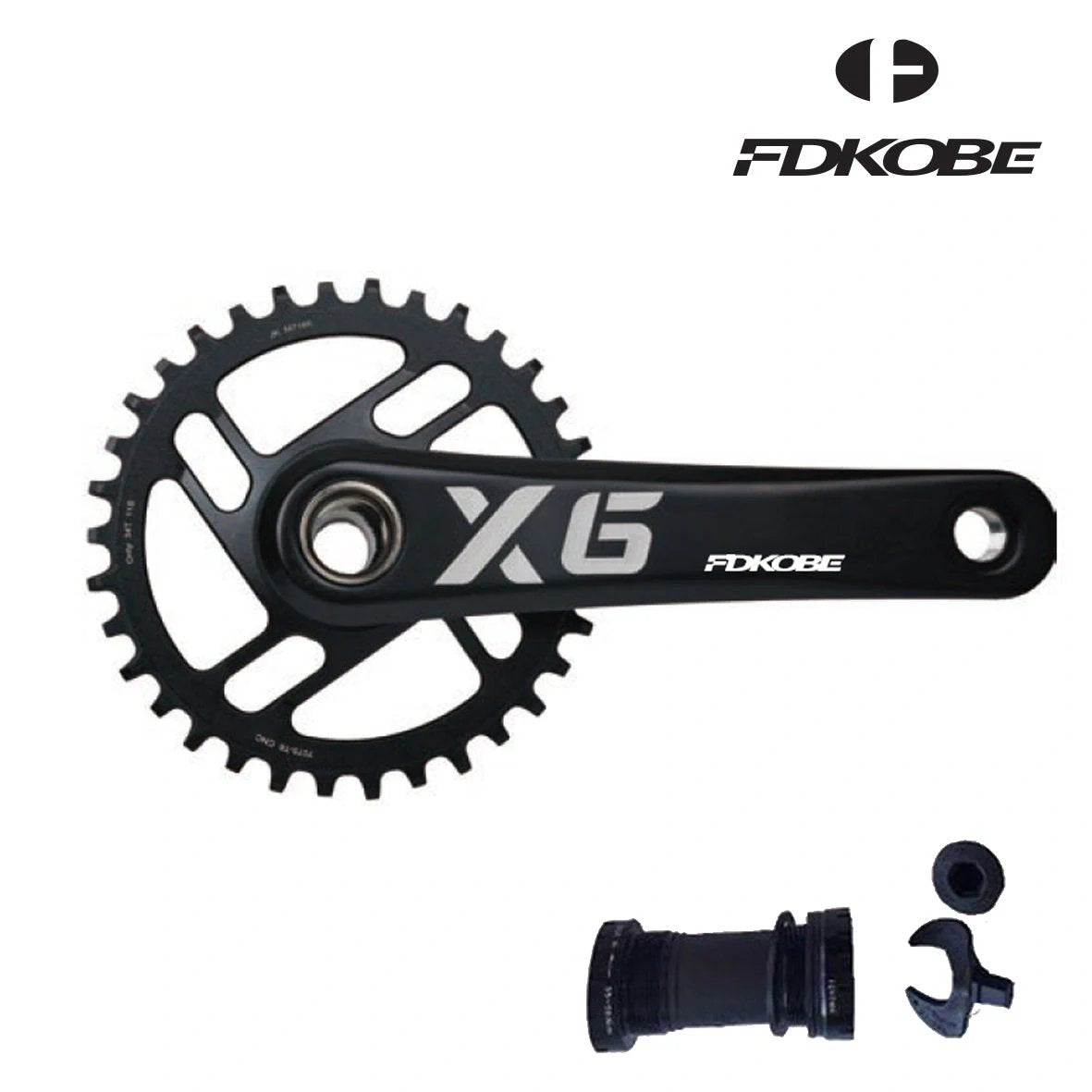 Fd Kobe Fdx6M719K 175Mm 32T Bst Crankset - High Quality Cranks