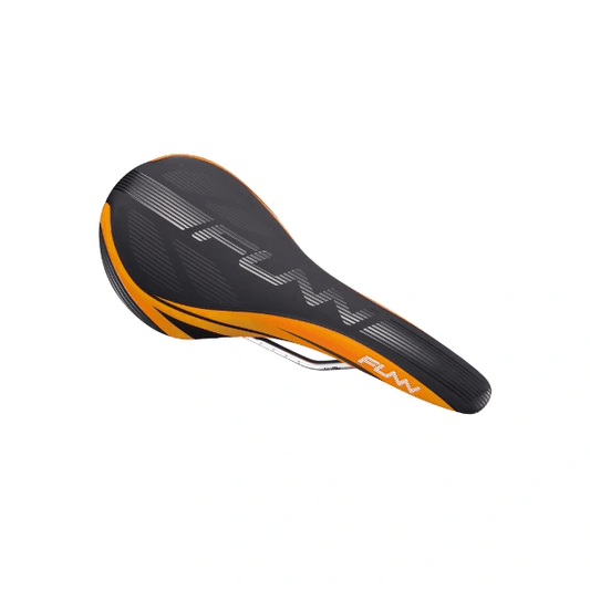 Funn Adlib Black/Orange Saddle Cover - Durable And Stylish