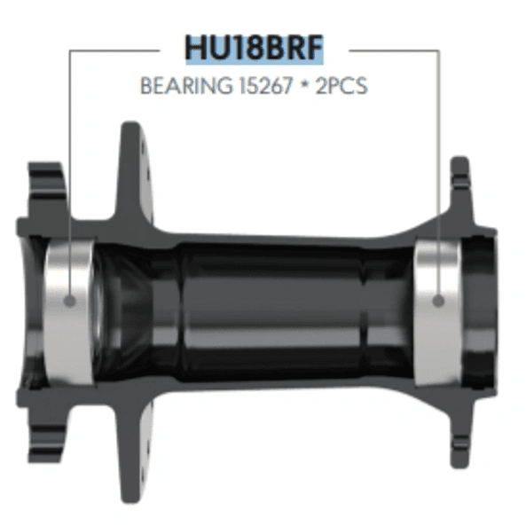 Funn Front Hub Bearing Kit For 100-110 Hubs & Cassette Bodies