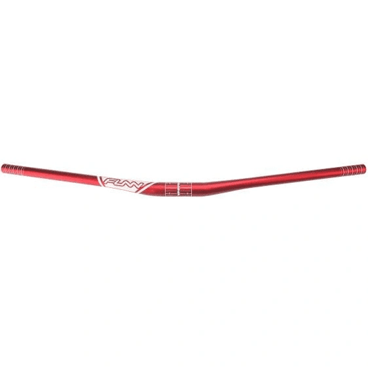 Funn Kingpin Flatbars - 35.0~785~15 Red Handlebars